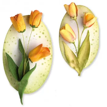 Tulip Metāla griešanas mirst die cut kartes Albums papīra amatniecības nazi, pelējuma asmens perforators trafareti