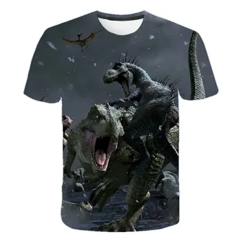 Dinozauru T Krekls Poliestera Bērnu T-krekls Dzīvnieku Apģērbu Zēnu T-krekls Bērniem Īsām Piedurknēm Gadījuma Bērnu, Zēnu, Pusaudžu Apģērbu Clo