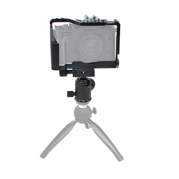 XT2 XT3 DSLR Kamera, Būris Top Rokturis Stabilizators Ekipējums Fujifilm X-T3 X-T2 DSLR Aizsardzības Gadījumā Statīva Klaigas Vlog Piederumi