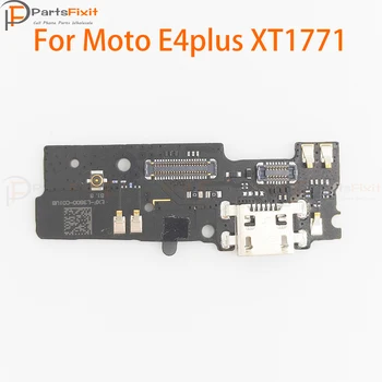 USB Uzlādes Doks Ostā Flex Kuģa Motorola Moto E4plus XT1771 PCB Lādētāju Flex Mikro Valdes Rezerves Daļas