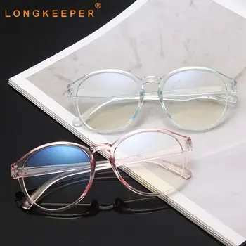 LongKeeper Modes Pārredzamu Brilles Rāmis Sievietēm 2020 Jaunu Kārtu Skaidrs, Lēcas, Brilles Vīriešiem Vintage Optiskās Brilles