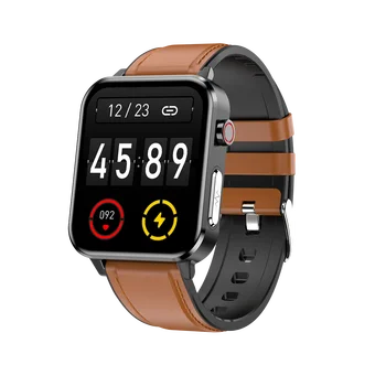 Ir 2021. Smart Pulksteņi Vīriešu IP68 Ūdensnecaurlaidīga EKG PPG asinsspiedienu, Ķermeņa Temperatūru Veselības Miega Monitors Dial, Multi Sporta Smartwatch