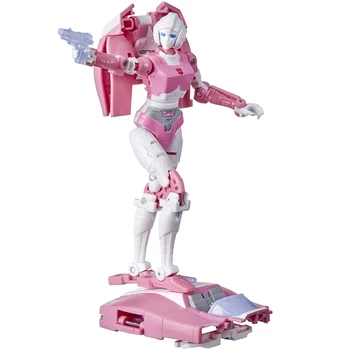 Hasbro Transformers Rotaļlietām Paaudzēm Karš Cybertron: Karalisti Deluxe Wfc-K17 Arcee 5.5 Collu Rīcības Attēls Dāvanu Bērniem