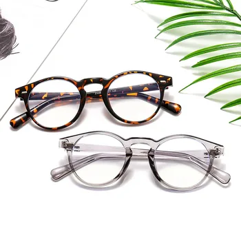 Sievietes Vienkāršā Brilles Vīriešiem PC Rāmis Briļļu Vintage Luksusa Dizaineru PC Rāmis Notīrīt Lēcu Brilles Kārta Optiskās Brilles Brilles