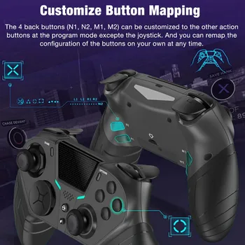 Ir 2021. Jaunu Bluetooth Gamepad Par PS4 /Pro Konsole, Bezvadu Gamepad Video Spēli Spilventiņu Kursorsviru Kontrolieris Kontroles Sony PS4