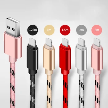 Neilona Pītā Micro USB Kabelis 1m/2m/3m Data Sync USB Lādētāja Kabelis Samsung, HTC, LG Huawei Xiaomi Android Tālrunis Kabeļi 4.8