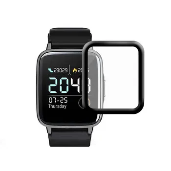 Smart Aksesuāru Smartwatch gadījumā Kritienu novēršanai, Lai Xiaomi-Haylou LS01 3D Izliektu Vāku Rūdīta Stikla Ekrāna Aizsargs