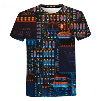 Vīriešu Īsām Piedurknēm T-Krekls Modes Gadījuma 3D Druka, T-Krekls Iela, Hip-Hop Ērtu Apģērbu, Jaunu Produktu 2021