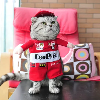 Pet Helovīna Suņu Kaķu Kostīmi Jauki Pet Apģērbs Regulējams Suns Cosplay Tērpu Komplekti Jaunums Apģērbu Kaķiem, Suņiem Mētelis ZH796