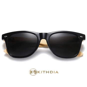 Kithdia Bambusa Saulesbrilles Vīriešiem, Sievietēm Ceļojumu Brilles, Saules Brilles Vintage Koka Kāju Brilles Modes Dizaina Saulesbrilles Vīrietis