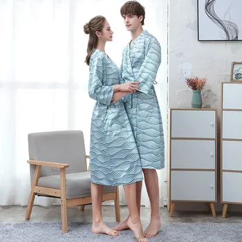 Pāris Pidžamu Peldmētelis Digitālā Druka Satīna Vannas Drēbes Vīriešiem Sleepwear Drukāt Kimono Ledus Zīda Peldmētelis Gadījuma Homewear Naktsveļu