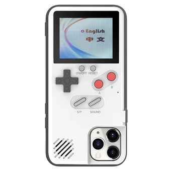 Spēļu Automātu Telefonu Gadījumā par Apple USB Uzlādes Spēlē Spēli Krāsains Funny Retro Tālrunis Lietu Vāku IPhone 11 12 Pro Mini Max