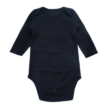 Bērnu Bodysuit Zīdaiņiem Apģērbs Ar Garām Piedurknēm Melnā Unisex 3 6 9 12 18 24 Mēnešiem, Zīdaiņu Apģērbs