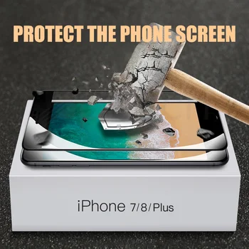 9999D Pilnībā Segtu Aizsardzības Stiklu iPhone 8 7 6 6S Plus Rūdīts Stikls iPhone 5 5S SE 2020. gadam Ekrāna Aizsargs, Liektas Malas Filmu