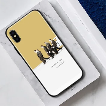 Reservoir Dogs filmu plakātu mīksta silikona rūdīts stikls telefonu gadījumā vāks apvalks iPhone SE 6s 6 7 8 Plus X XR XS 11 Pro Max