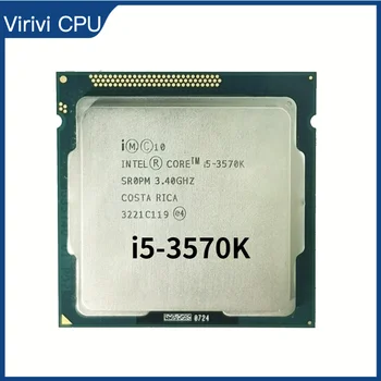 Izmantots Intel Core i5 3570K 3.4 GHz 6 mb lielu 5.0 GT/s SR0PM LGA 1155 CPU Procesors