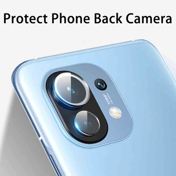 5 Iepakojumi Aizsargājošu Stikla Kameras Objektīvs Atpakaļ Aizsargs par Par Xiaomi Mi 11 Lite 5G 11lite 11es 11x Mi11 Ultra Pro Rūdīts Filmu