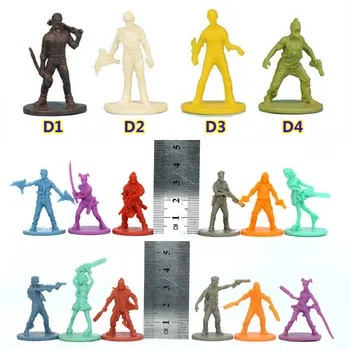 TRPG miniatūras galda spēle zombicide 2. sezona herores apgādnieka zombijiem attēls KS paplašināšanas modeļiem
