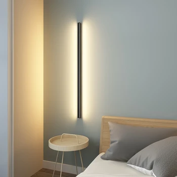 Minimālisma Moderno LED Lentes Sienas Gaismas Vannas istaba Guļamistaba, viesistabas Kumodes Gaismas Spoguļi Priekšējo Lukturi LED Sienas Lampa