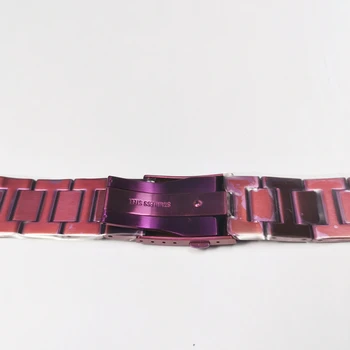 Jaunās Versijas Violeta GX56 Metāla Watchstrap 316 Nerūsējošā Tērauda Watchbands un Bezel Par GX56BB GXW-56 slīpā mala Ar Metāla Instrumenti, Skrūves