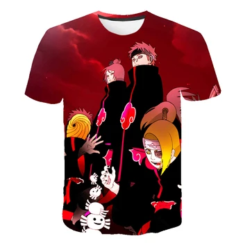 Vasarā jauni T Krekls Bērniem Zēnu Drēbes Kakashi Orochimaru Sasuke Sāpes Gaara Īsām Piedurknēm Bērnu Apģērbu Bērns, Meitene Tshirts