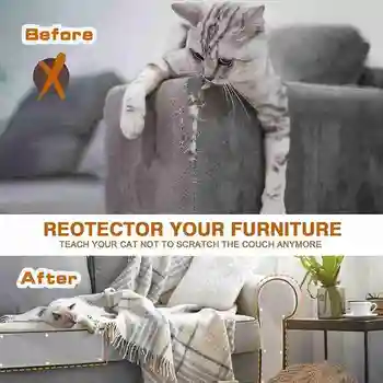 4gab/daudz Dīvāna Kaķis Nulles Aizsargiem Mat Skrāpi Kaķis Koku Skrāpējumiem, Tiecoties Pēc Ķepu Dīvāns Aizsargs Kaķi Scratcher Pet Mēbeles