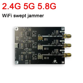 3in1 2.4 G 5.2 5.8 G G WiFi nes jammer Shielder 2.4 Ghz 5G 5.8 Ghz WIFI signālu, Ekranēts Bluetooth traucējumus RF amplifie antena