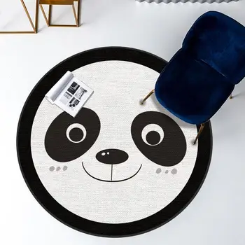 Neslīdoša Bērnu Drošības Flaneļa Paklāju Bērnu Puses Drukāt Paklāju Bērnu, Spēlēt Mat Modes Gudrs Panda Modelis Bērniem Paklāju 2020