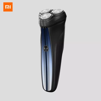 Jaunu Xiaomi Mijia Youpin MSN Mūrnieks Elektriskais Skuveklis M1 Black 3D peldošās gluda finiera ultra-plānas Triple Blade nazis ūdensizturīgs