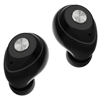 Laiyiqi, kas Peld ar apakštase NLO dizaina troksni atsverot austiņas Neredzams bluetooth 5.0 earbuds ausu Austiņas lādēšanas lodziņā auss pumpuru BT