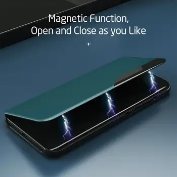 Magnētiskā Flip Tālrunis Case For Samsung Galaxy Note 20 Ultra S10 Lite, Ņemiet vērā, 10 Gaismas S20 Plus 3D Aizmugurējo Vāciņu uz Samsang S 20 + Note20