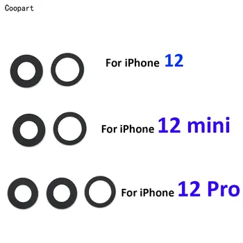 1 iestatiet Coopart Jaunu Aizmugurējo Kameru Stikla Lēcu nomaiņa iPhone 12 12 mini/ iphone 12 Pro Max augstākās kvalitātes