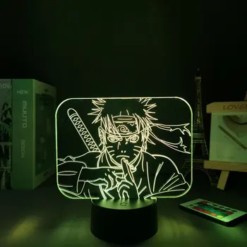 Led Lampa Anime Attēls Narutoed Uzumaki Plakātu, Galda Lampas, Spēļu Istaba Pusaudžu Telpu Dekorēšana Gaismas Apgaismojums Lieldienas