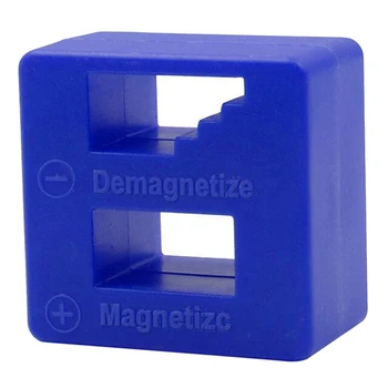 Magnetizer Demagnetizer Skrūvgriezi Padoms Pincetes Skrūvi Biti Profesionālās Gauss Atmagnetizēt Uzņemt Rīku, Oranža, Zila