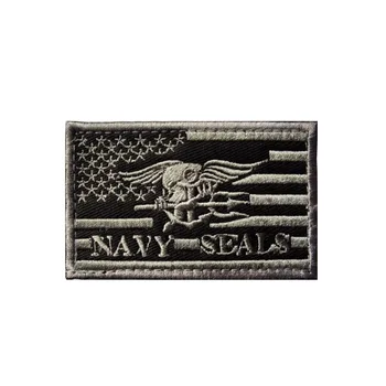 Armija Navy Seals Nozīmītes MUMS Drēbes Maiss Militāro Uzlīmes Izšuvumi Velcro Aplikācijas Amerikāņu Karogu Taktiskā Mugursoma Auduma Plāksteri