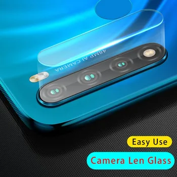 2in1 Toughed Aizmugurējais Kameras Objektīvs Ekrāna Aizsargs, Lai Xiaomi Redmi Piezīme 8 Pro 9D Aizsardzības Stiklu Redmi Piezīme 8 Pro