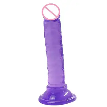 Jiuai Reāli Ar piesūcekni Jelly Milzīgu Dildo Anālo Seksa Rotaļlietas, lai Sieviete Vairāku Lielumu Butt Plug Masturbācija Produkti