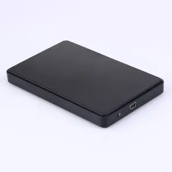 HDD Gadījumā Slim Portable 2.5 HDD Enclosure Sata uz USB Cieto Disku, HDD Case Ar USB Kabeli USB 2.0 Ārējo Cieto Disku Lieta