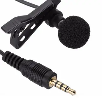 3,5 mm Ligzda Mikrofona saspraudes-par Atloks Mikrofon Noderīgu Audio Kondensatoru Mikrofonu Spēļu Mic Mobilo Telefonu Datoru