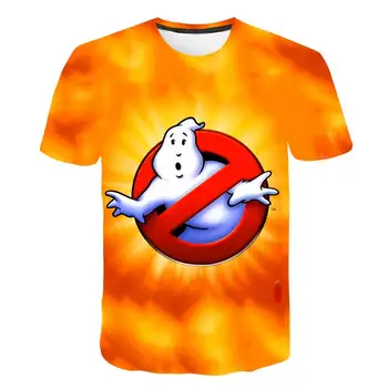Modes Vasaras Ghostbuster 3D T Krekls zēnu Īsās Piedurknes Filmu Mūzikas Top Tees Ar Īsām Piedurknēm T-krekls anime drēbes meitenei krekls