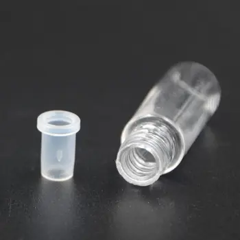 50gab 1.2 ml Mini Pārredzamu Tukšs Lūpu krāsa, Lūpu Balzams, Tvertnes Caurule Paraugu Kosmētikas Plastmasas Lipgloss Sievišķīgi Produktu