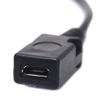 2 In 1 OTG Micro USB Uzņēmējas Jaudas Sadalītāja Y USB Adapteri Micro 5 Pin Vīrietis Sieviete Kabelis