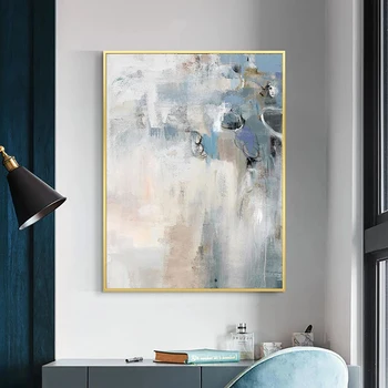 Abstract Blue Modernā Stilā Kanvas Glezna Ziemeļvalstu Plakātu Izdrukas Sienas Mākslas Ainu, viesistaba, Mājas Sienu Apdare Cuadros