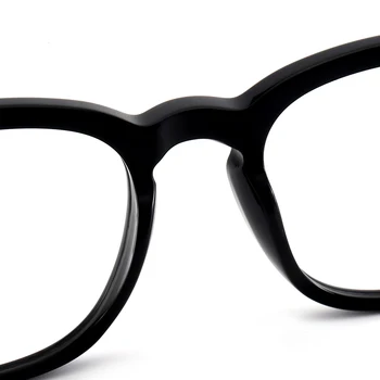 Klasiskās Acetāts Laukumā Pilna Loka Vīriešu Maza Izmēra Brilles Rāmis Tuvredzība Recepšu Lēcas