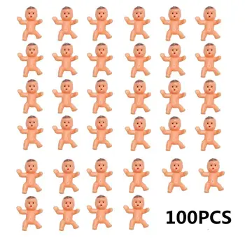 100gab 1Inch Mini Plastmasas Bērnu Labā Piederumi Bērnu Duša un Ice Cube Spēle P15C