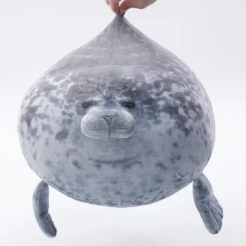 Osaka zīmogu spilvenu akvāriju plīša rotaļlietas lelle Sea resort populārs tauku mīksto plankumainais ronis