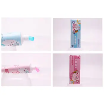 Kids Zobu pasta Anticavity Tīrīšanas Toothpasts Fluorīds Bezmaksas Melleņu vai Zemeņu Garšu Zobu Tīrīšanu Mutes dobuma Kopšanas